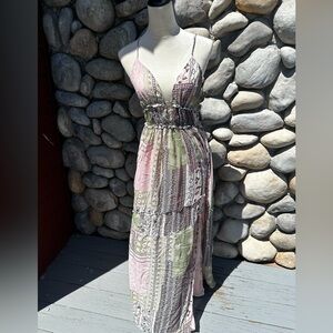 Ramy Brook Women's Pink Theodora Printed Maxi Dress